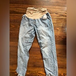 Indigo Blues maternityTan Casual Pants